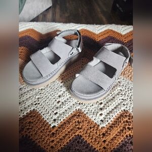 UGG, Goldenslide Glide Platform Sandal - Smoke Plume